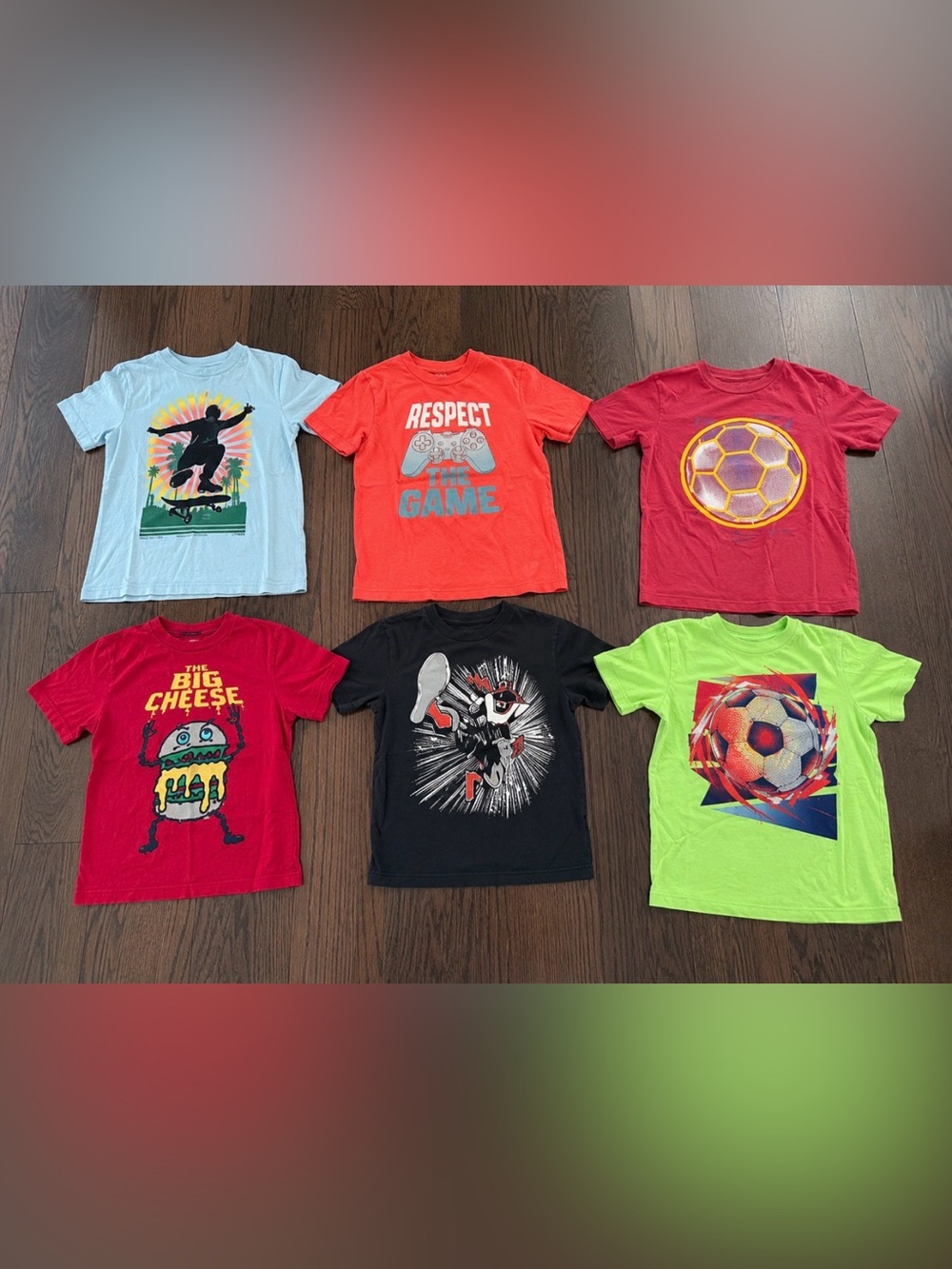 6-Piece Boys Graphic T-Shirt Bundle Size 7/8 (The Children’s Place)